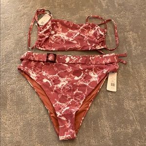 We Wore What Marble Bikini